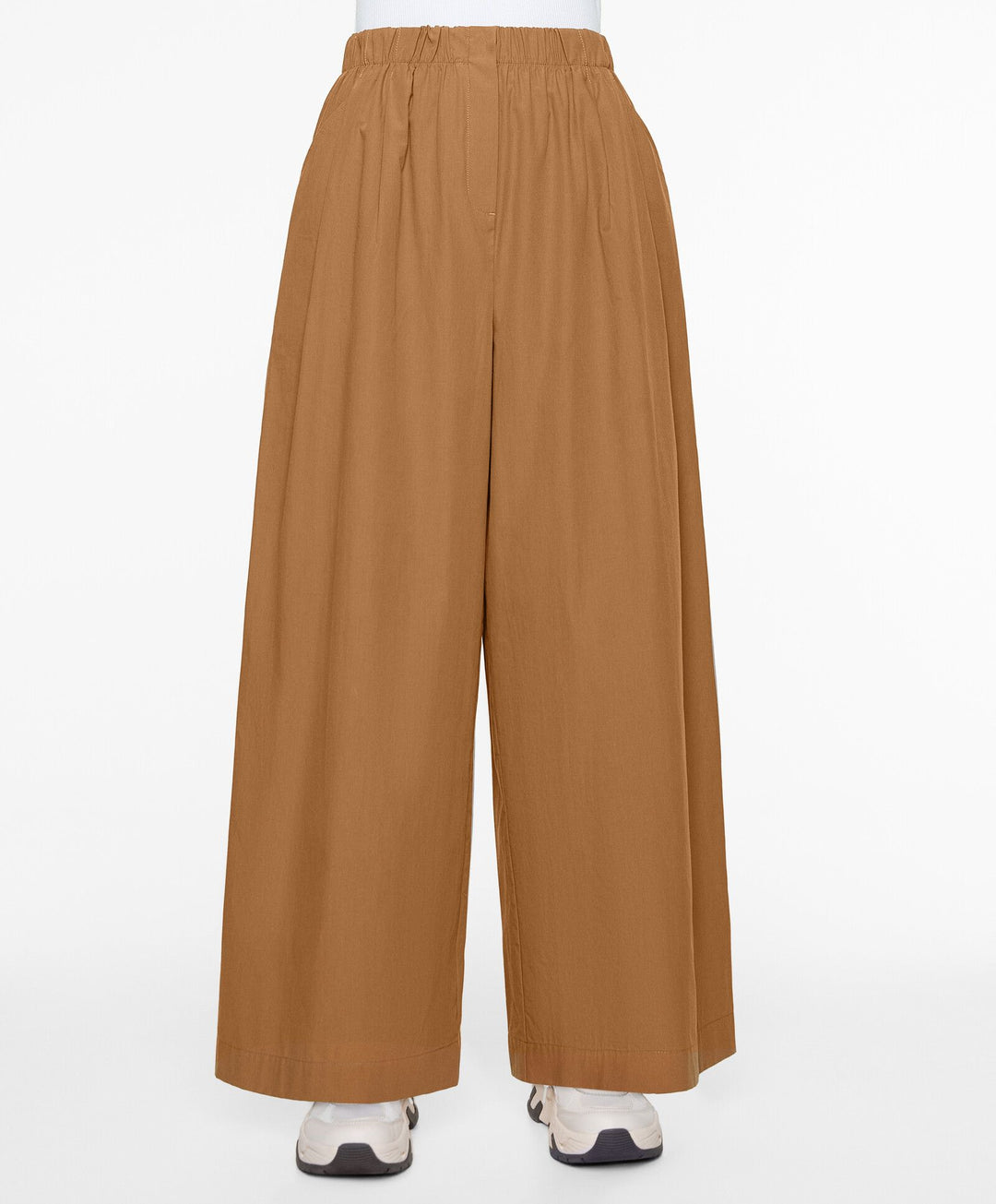 Moudda Oysho - Pantalon Jambe Large en Popeline - Tunisie 5