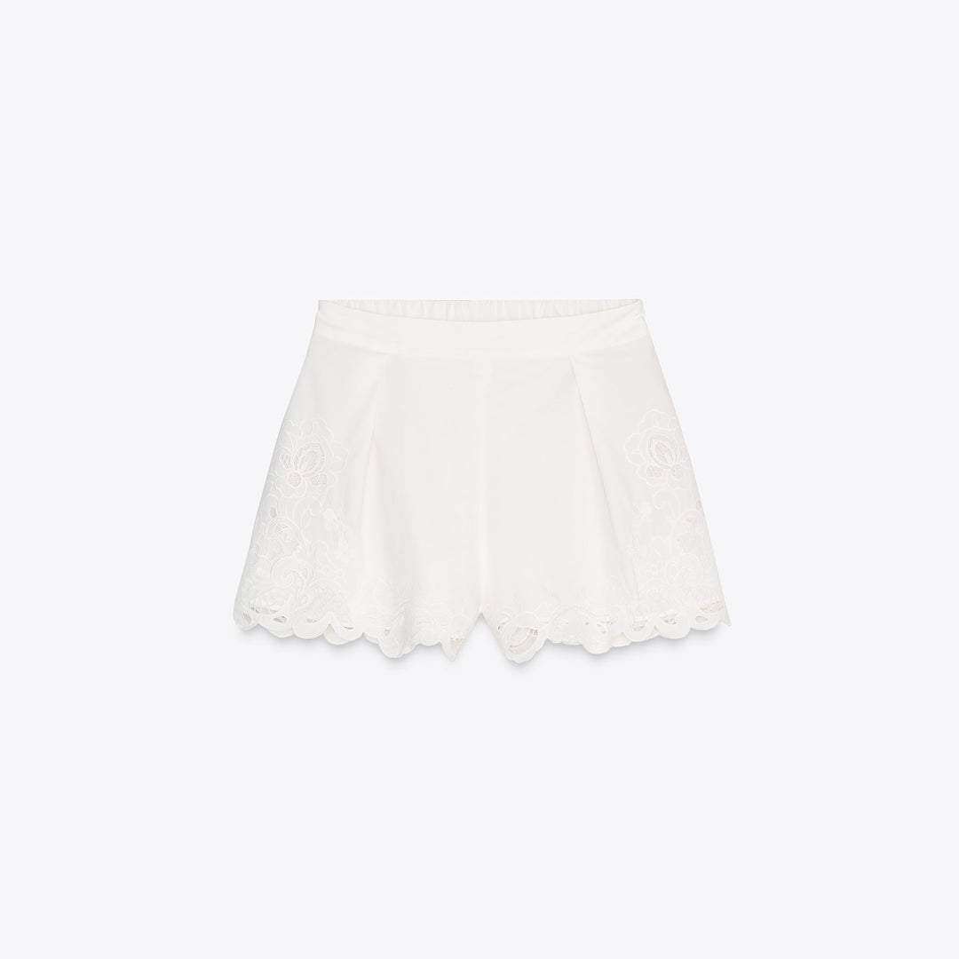 Moudda ZARA - Short Pinces - Broderie - Tunisie 1