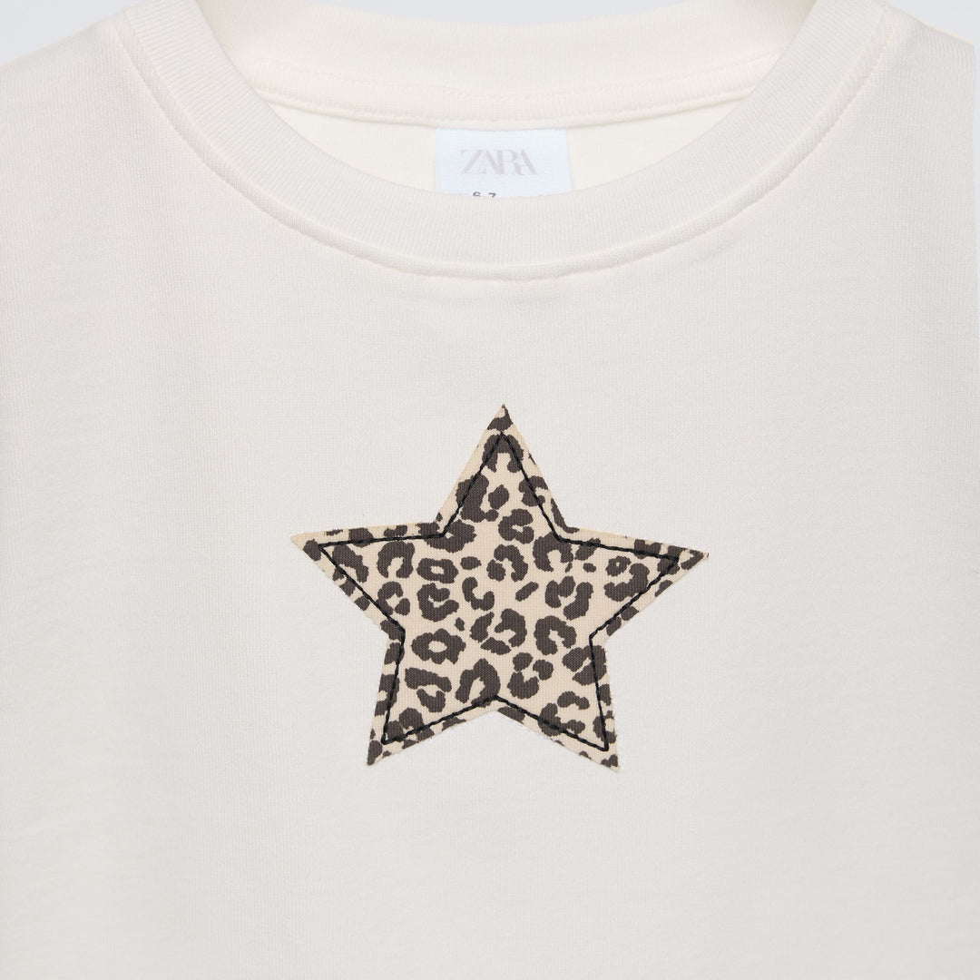 Moudda ZARA - T-shirt patch imprimé animal - Tunisie 3