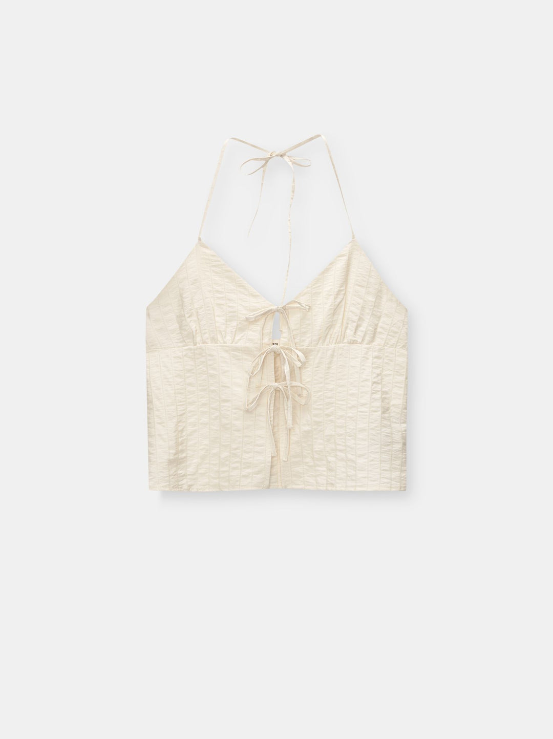 Moudda PULL & BEAR - Top Rayure Texturé Nœuds - Tunisie 1