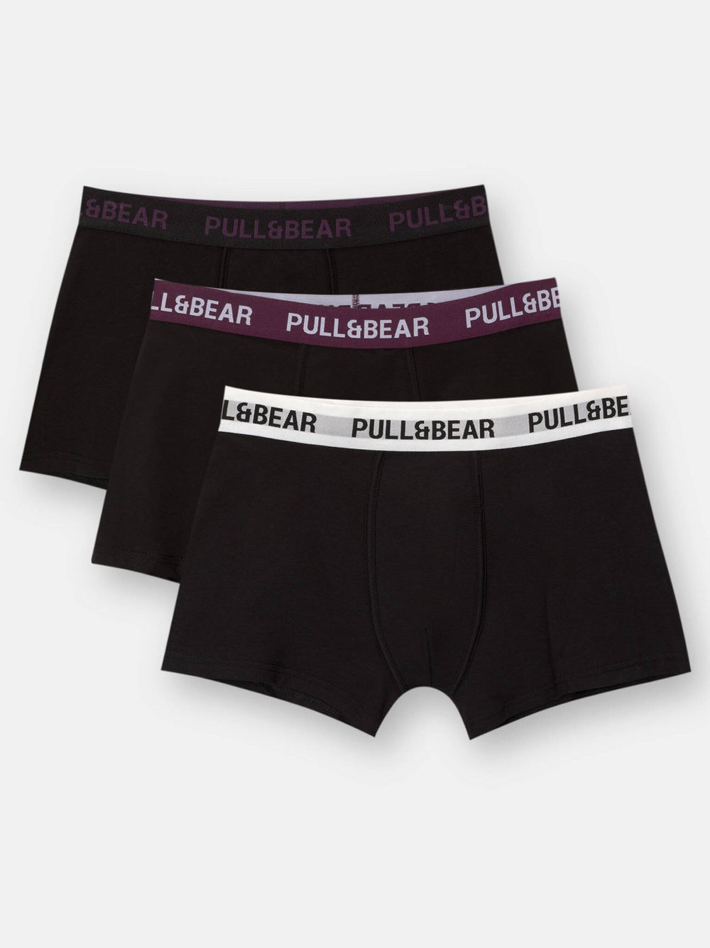 Moudda PULL & BEAR - Boxer - Carreaux (Blanc/Marine/Noir) - Tunisie 2