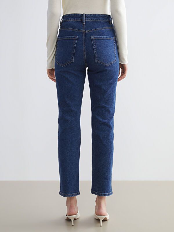 Moudda LC Waikiki - Pantalon jean tissé basique Femme Rodéo noir - Tunisie 3