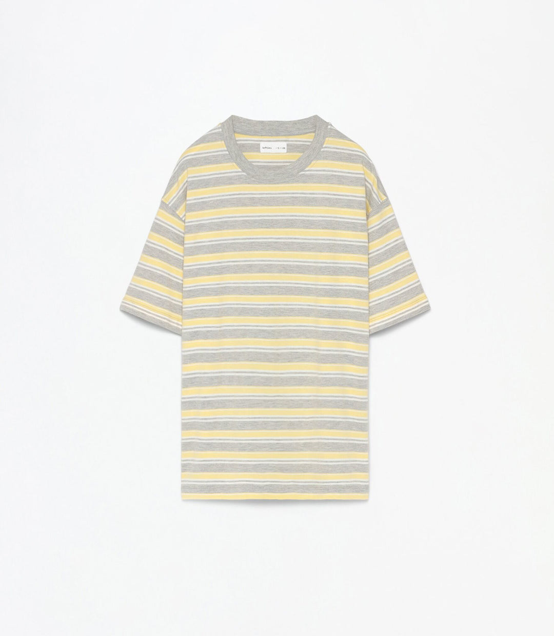Moudda Lefties - T-Shirt Oversize - Rayures (Gris Vigo) - Tunisie 1