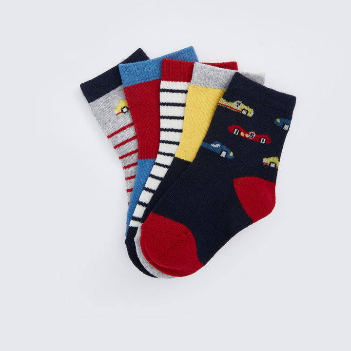 Moudda LC Waikiki - Chaussettes courtes Garçon Fil mélangé teint - Tunisie 2