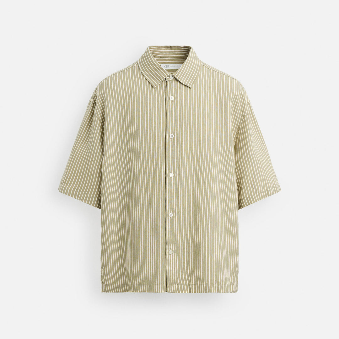 Moudda ZARA - Chemise - Col Chemisier & Lin/Viscose - Tunisie 1