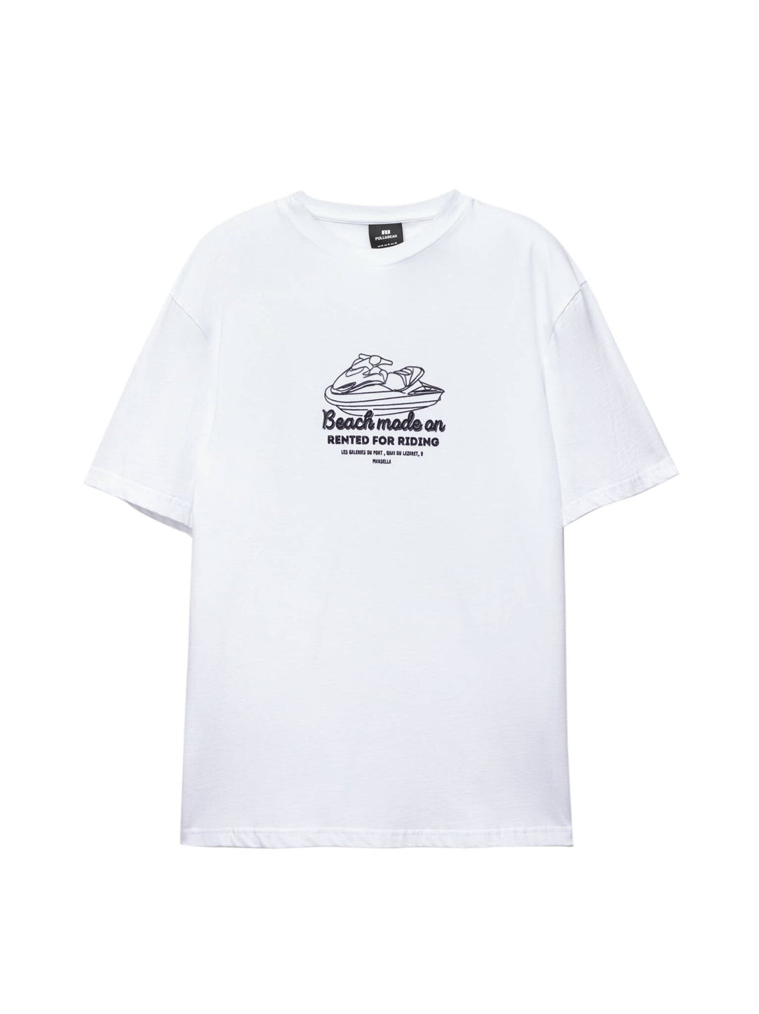 Moudda PULL & BEAR - T-Shirt - Flock Beach Mode On - Tunisie 1