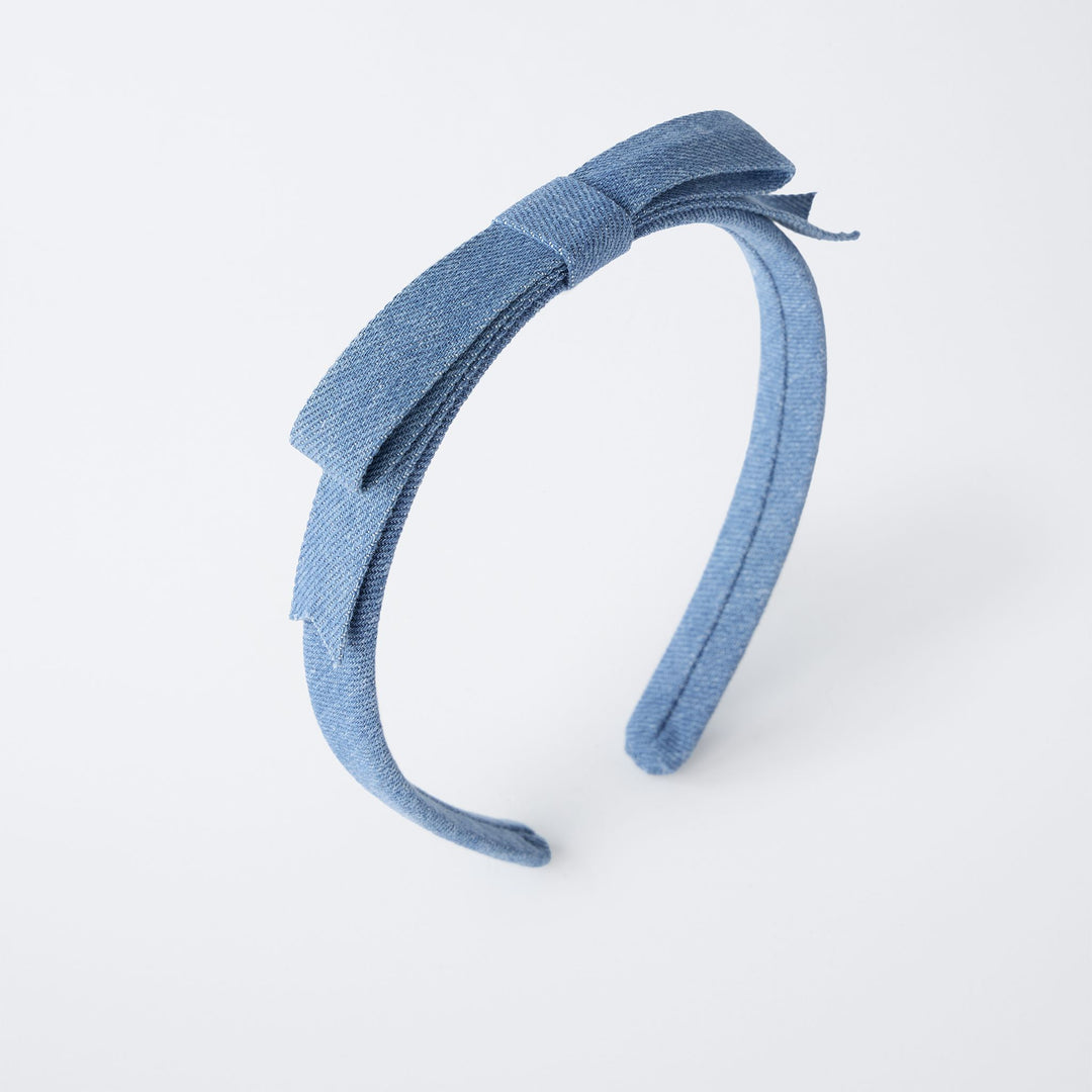 Moudda ZARA - Diadème - Fine & Nœud Denim - Tunisie 4