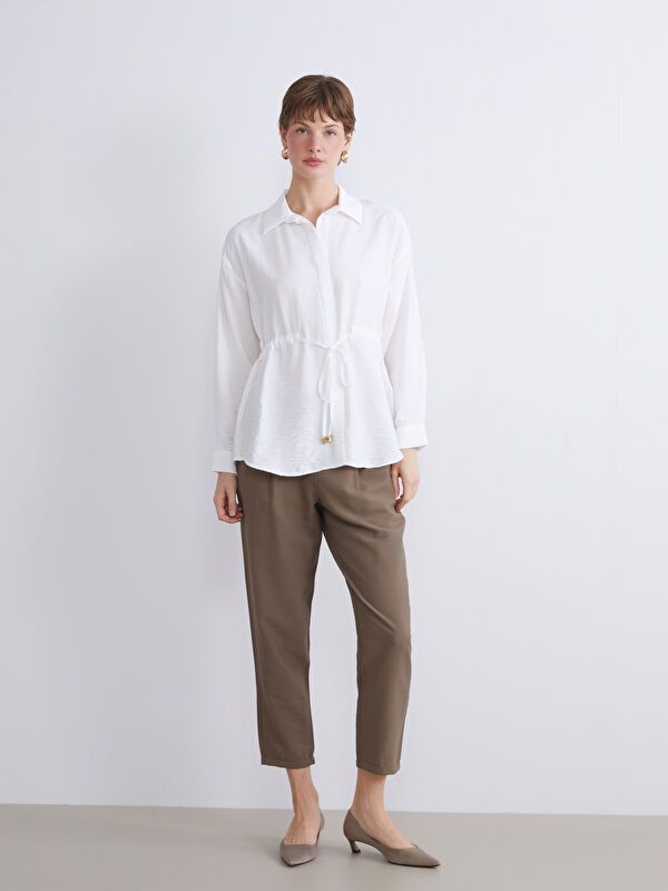 Moudda LC Waikiki - Tunique à manches longues Femme Ecru - Tunisie 2