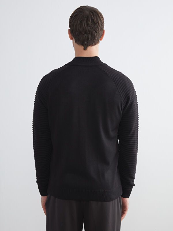 Moudda LC Waikiki - Cardigan en tricot Homme Noir - Tunisie 4