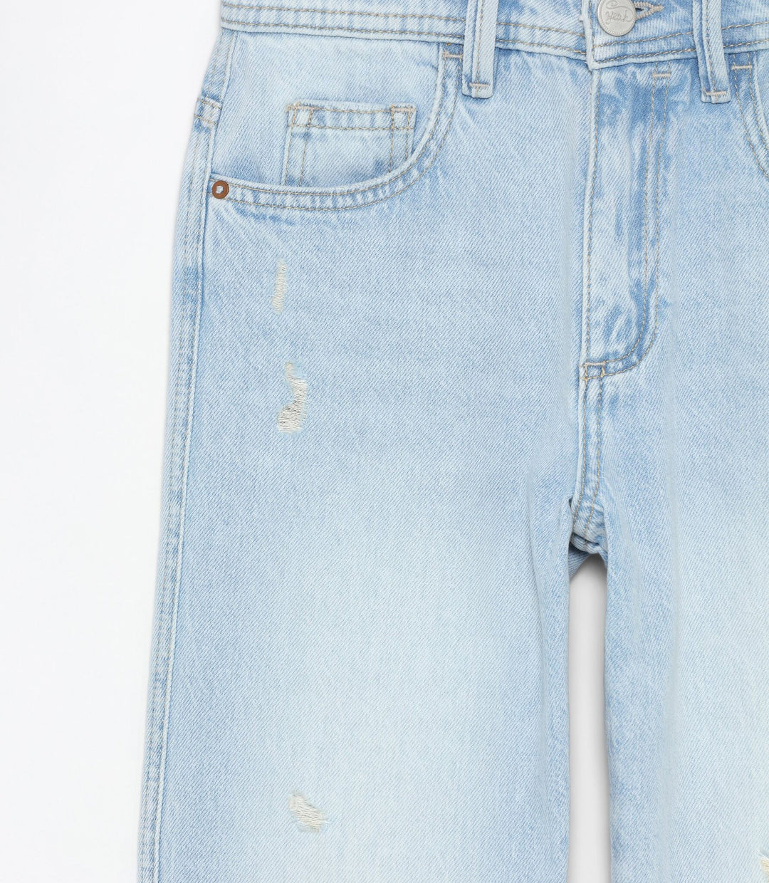 Moudda Lefties - Pantalon Denim Fantaisie Relax - Effet Déchiré Garçon - Tunisie 4