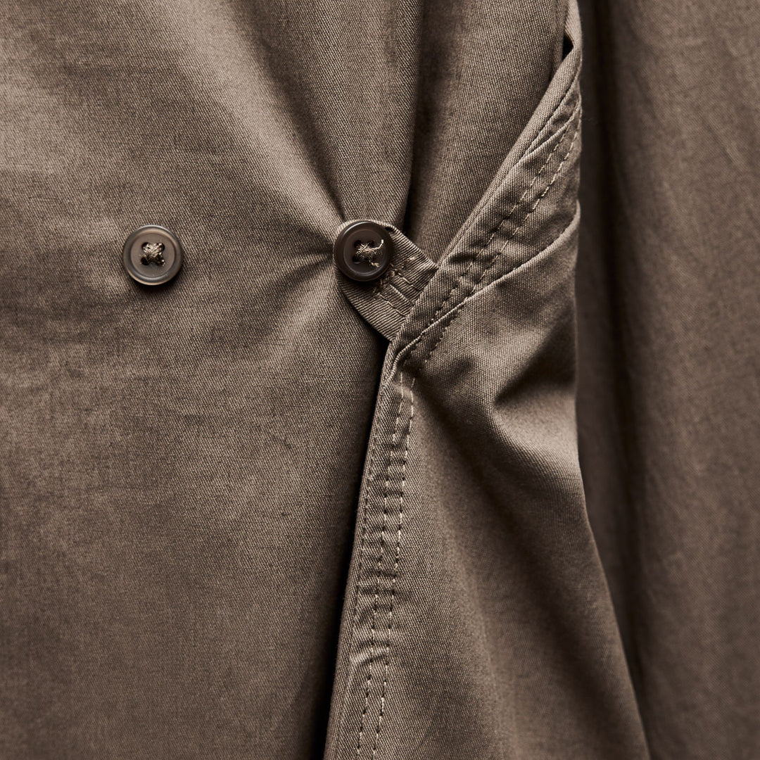 Moudda ZARA - Chemise oversized gabardine boutons taille - Tunisie 4