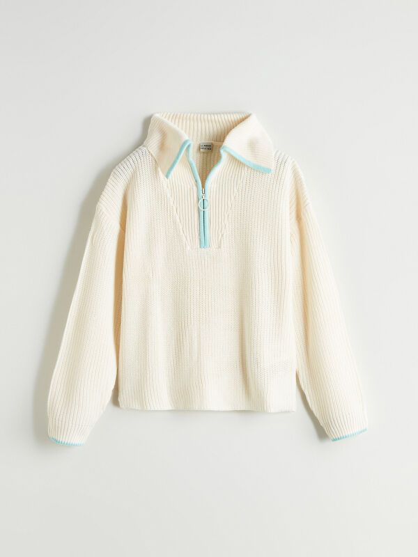 Moudda LC Waikiki - Pull en tricot Fille Ecru - Tunisie 1