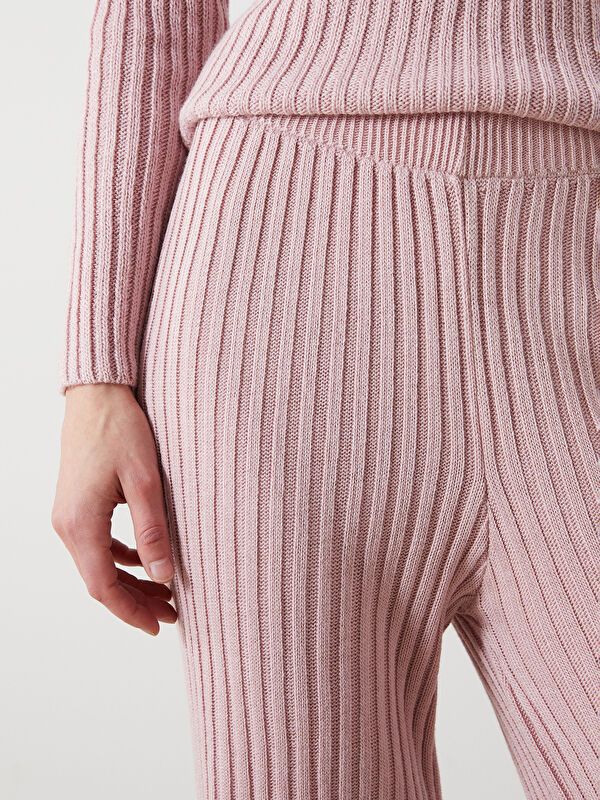 Moudda LC Waikiki - Pantalon tricot Femme Rose clair - Tunisie 3