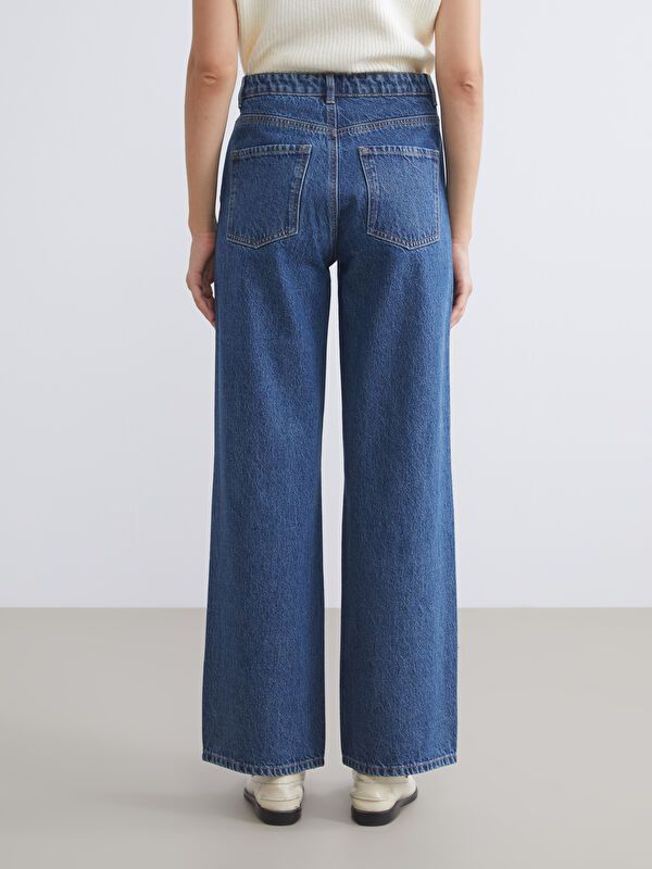 Moudda LC Waikiki - Pantalon jean tissé basique Femme Rodéo noir - Tunisie 4