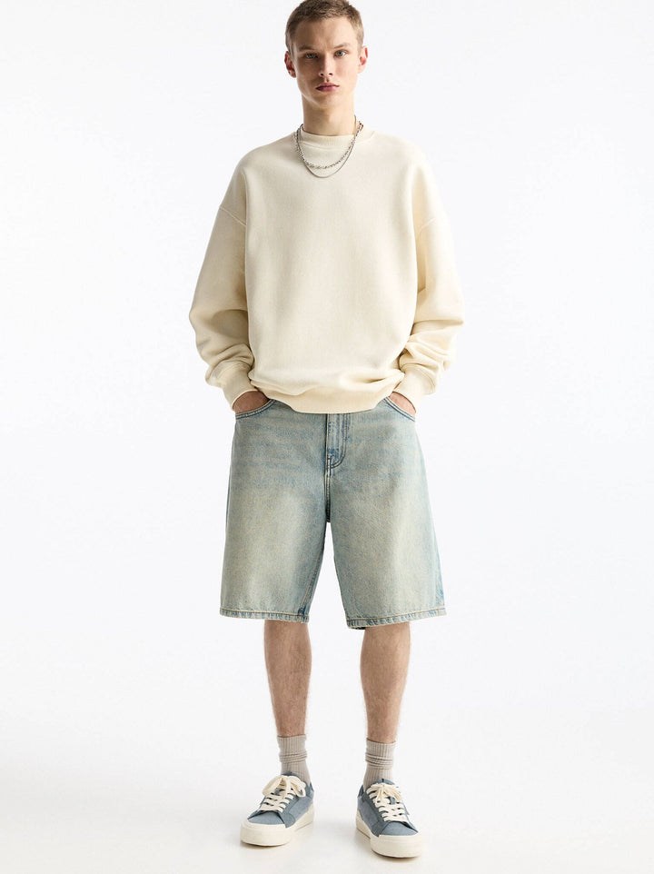 Moudda PULL & BEAR - Bermuda Denim Baggy MK STWD - Tunisie 6