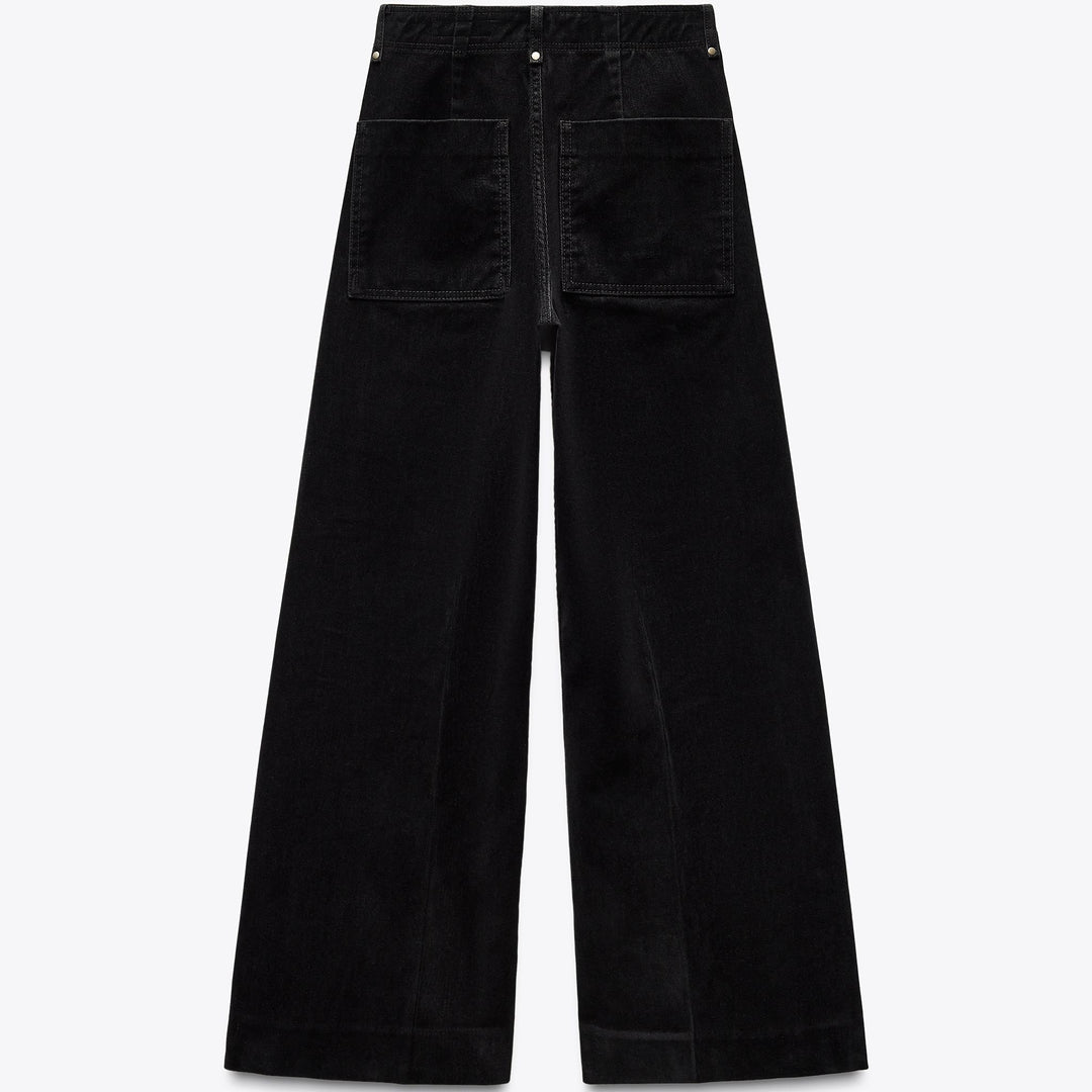 Moudda ZARA - Pantalon Wide Leg Tailleur - Flock - Tunisie 2