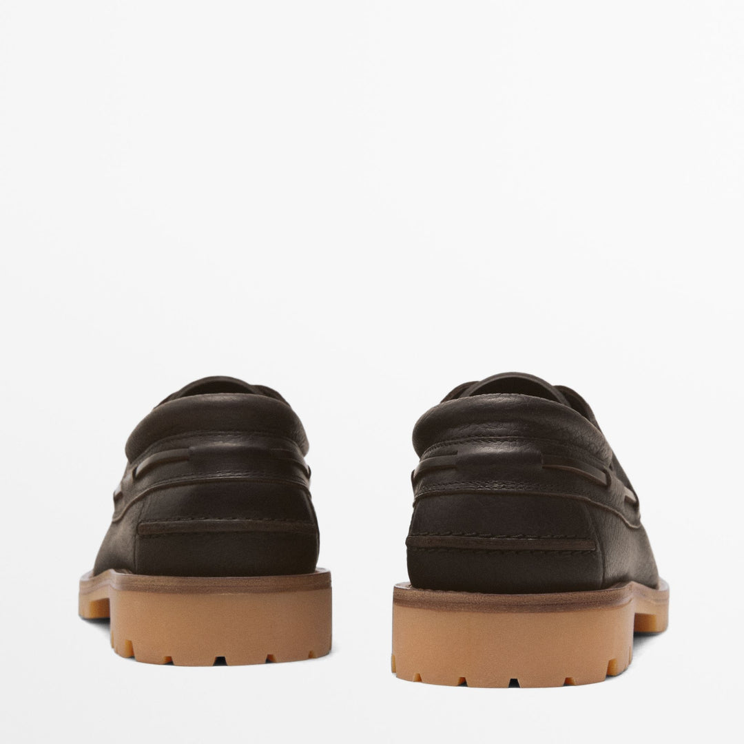 Moudda Massimo Dutti - Baskets nautiques nappa Vibram - Tunisie 6