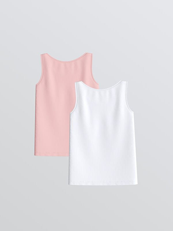 Moudda LC Waikiki - Débardeur en jersey Fille Buxe blanc - Tunisie 2