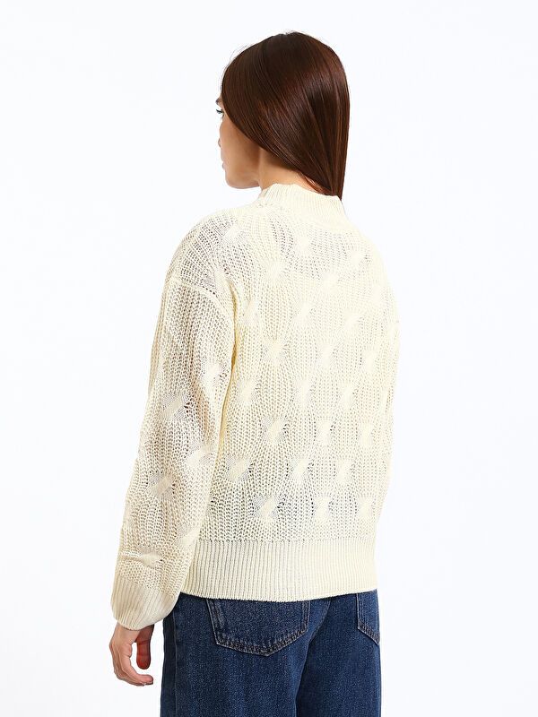 Moudda LC Waikiki - Cv tricot pullover mid pour Femmes - Tunisie 5
