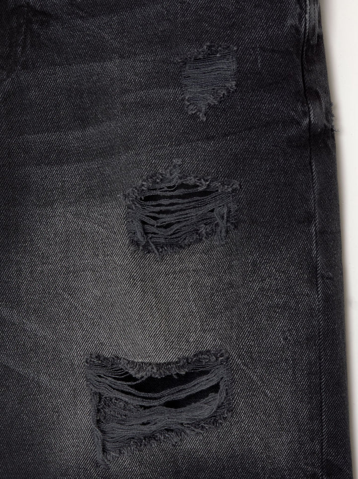 Moudda PULL & BEAR - Bermuda Denim Straight Déchiré TK AK - Tunisie 1