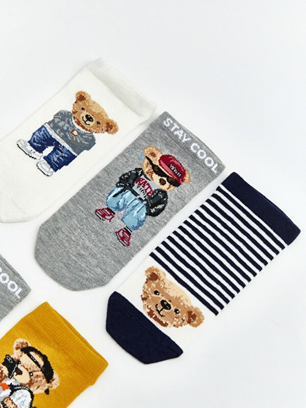 Moudda LC Waikiki - Chaussettes liner trainer (sport) pour Garçon couleur Mélange teint fil - Tunisie 2