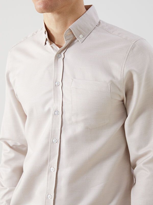 Moudda LC Waikiki - Chemise tissée à manches longues pour Hommes - Tunisie 3