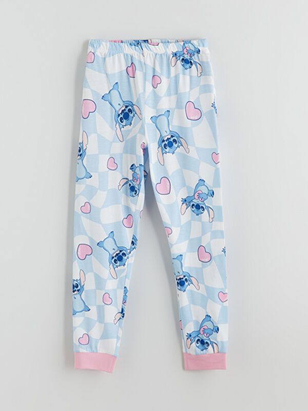 Moudda LC Waikiki - Pyjama en jersey manches longues moyen Fille Imprimé blanc - Tunisie 5