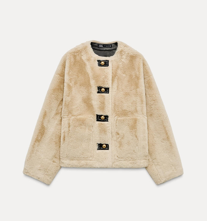 Moudda ZARA - Manteau - Sans Col & Shearling - Tunisie 1