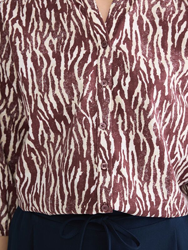 Moudda LC Waikiki - Chemise imprimée manches longues en tissu - Tunisie 3