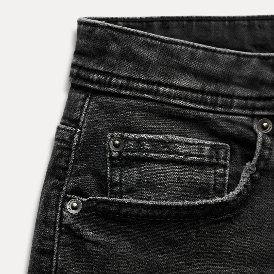 Moudda ZARA - Jean relaxed slim noir antique - Tunisie 3