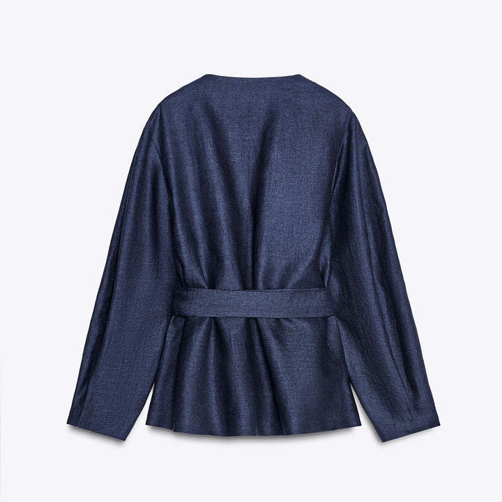 Moudda ZARA - Kimono Lin - Indigo - Tunisie 2