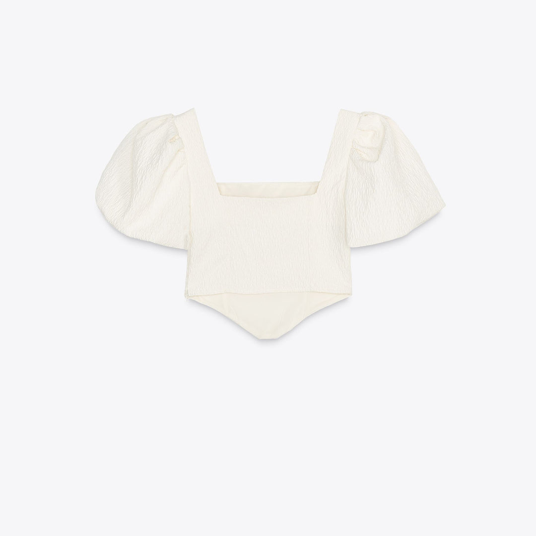 Moudda ZARA - Top Corset - Manches Bouffantes & Volume - Tunisie 2