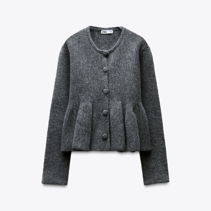 Moudda ZARA - Veste Boutonnée - Peplum & Volume - Tunisie 1