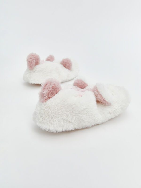 Moudda LC Waikiki - Pantoufles maison Fille Ecru - Tunisie 5