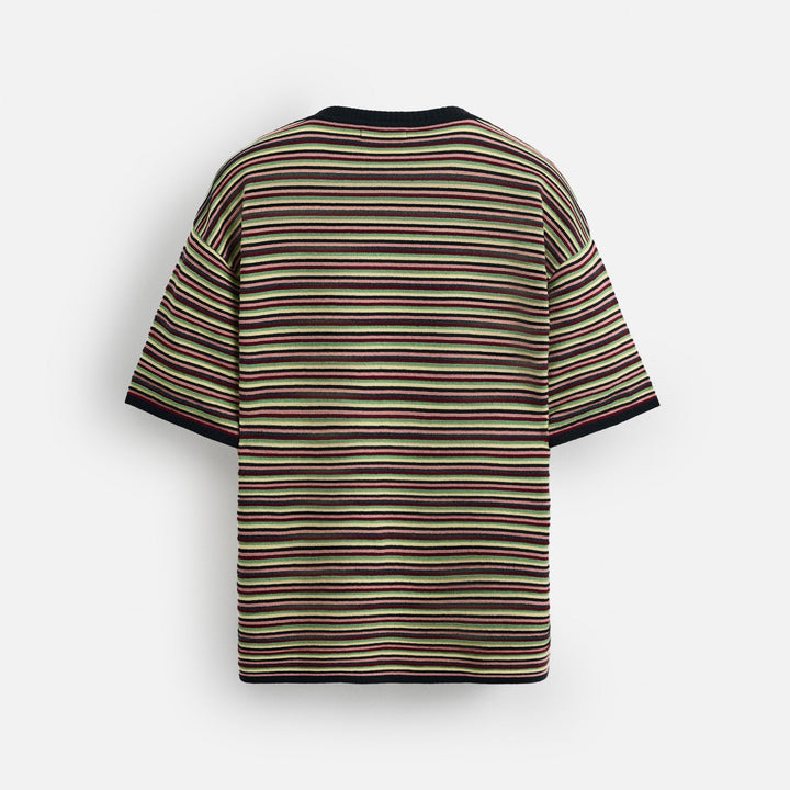 Moudda ZARA - Pull Manches Courtes - Rayures Multicolores - Tunisie 2