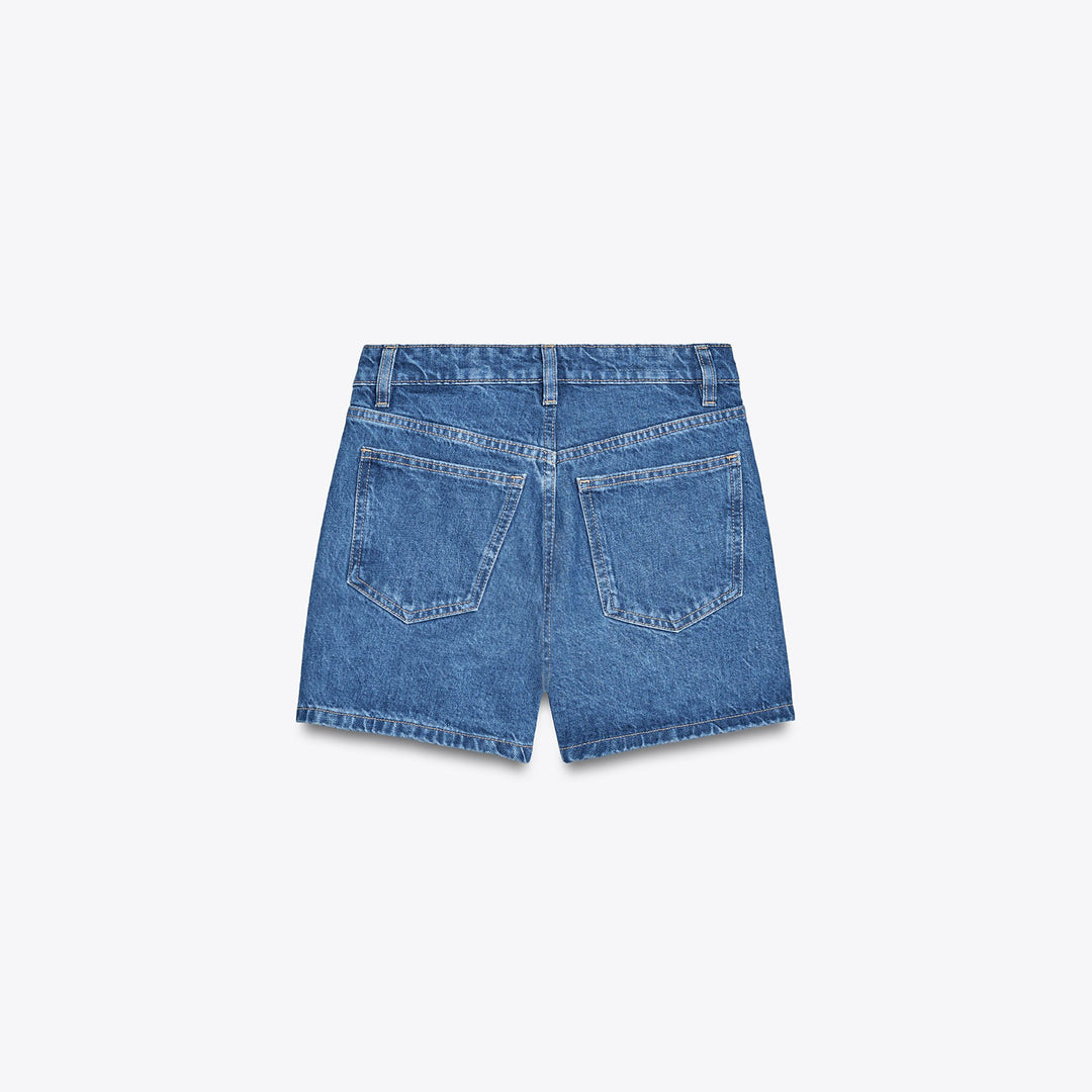 Moudda ZARA - Bermuda - Mom Fit, Taille Croisée & Taille Haute Rigide - Tunisie 2