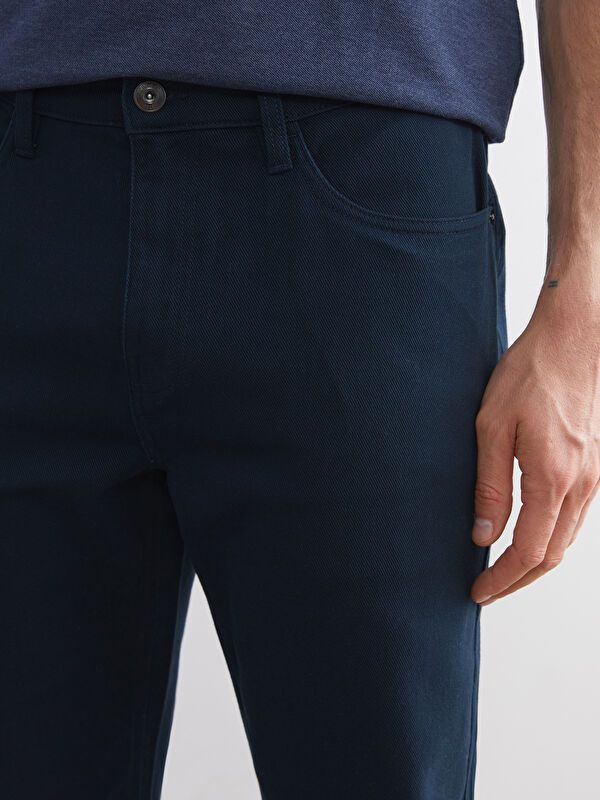 Moudda LC Waikiki - Pantalon chino tissé moyen Homme Marine - Tunisie 3