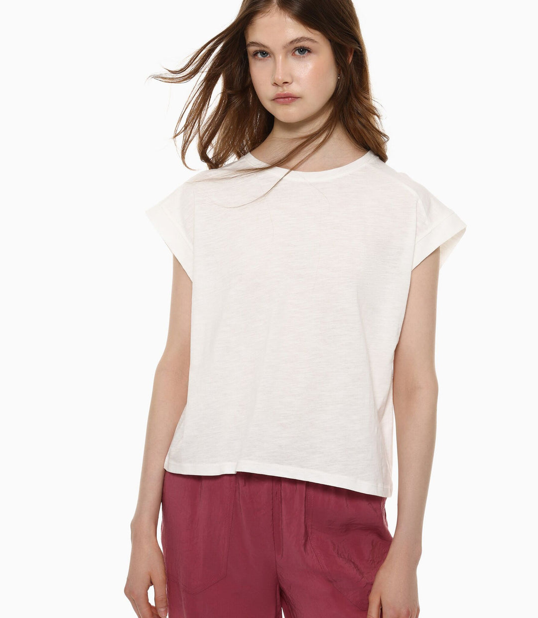 Moudda Lefties - T-Shirt Slub - Acid Wash Uni Fille D4 - Tunisie 2