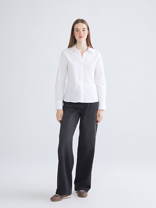 Moudda LC Waikiki - Pantalon jean tissé basique Femme Rodéo noir+m - Tunisie 1