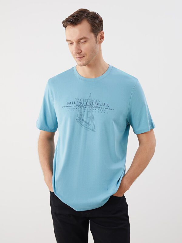 Moudda LC Waikiki - T-shirt imprimé manches courtes en jersey - Tunisie 1