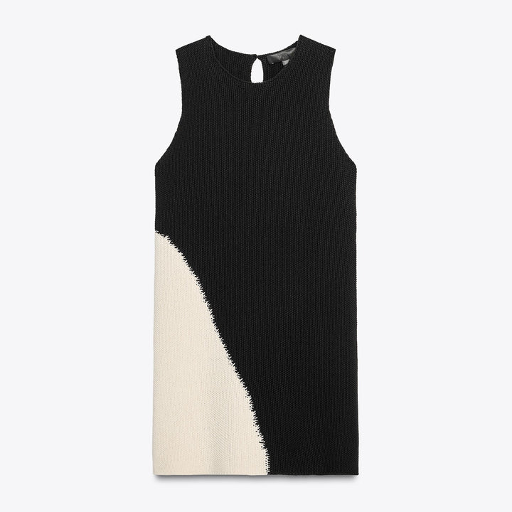Moudda ZARA - Robe Courte - Patchwork Asymétrique - Tunisie 1