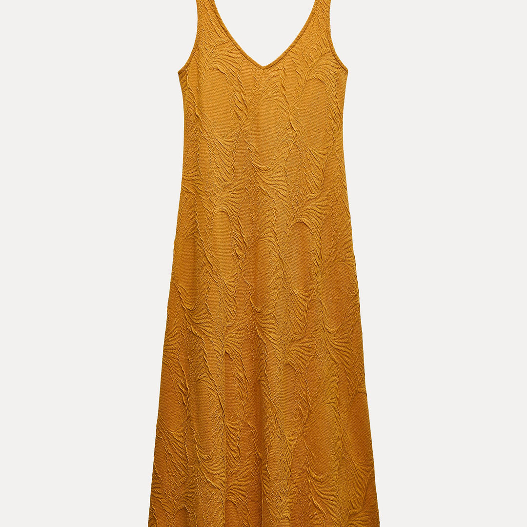 Moudda ZARA - Robe jacquard fluide, encolure ronde - Tunisie 1