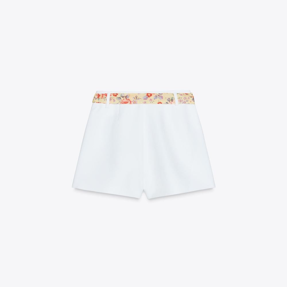 Moudda ZARA - Short - Taille Haute & Ceinture Foulard - Tunisie 2