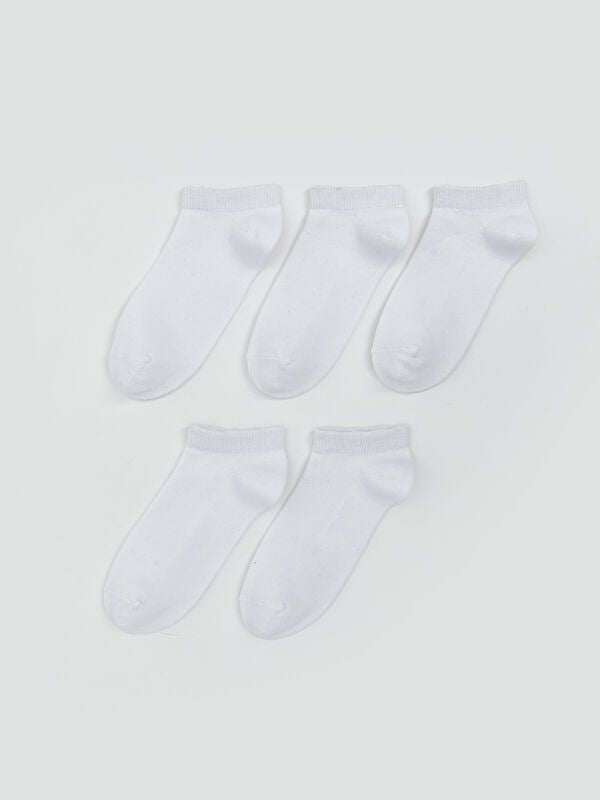 Moudda LC Waikiki - Chaussettes pour sneakers Fille Ecru - Tunisie 1