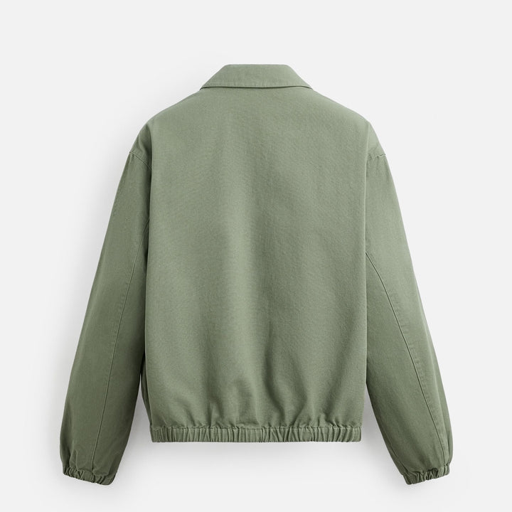 Moudda ZARA - Veste Bomber - Coton (Chambray & Vert) - Tunisie 2