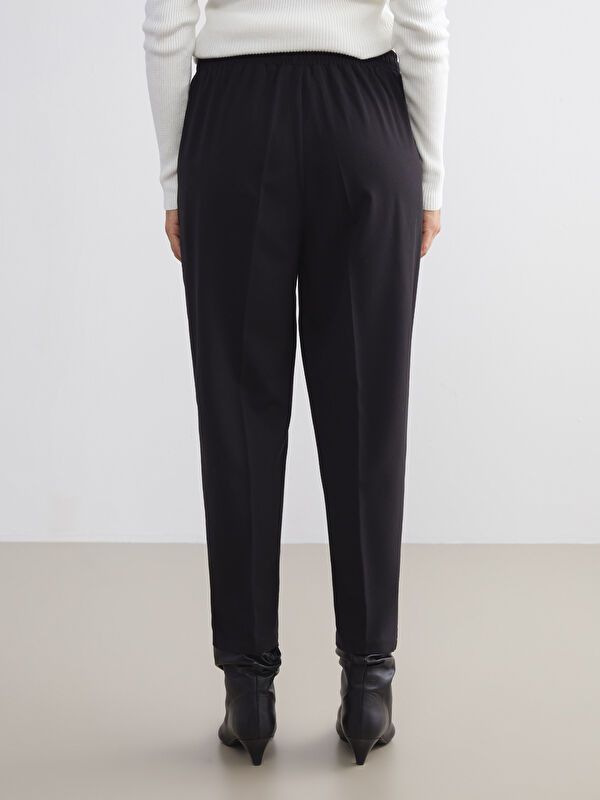 Moudda LC Waikiki - Pantalon tissé moyen Femme Noir - Tunisie 4