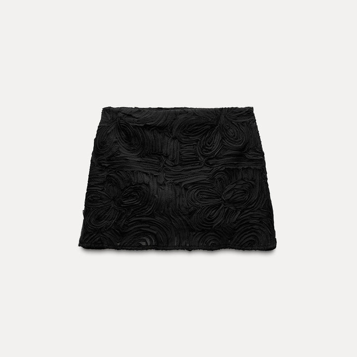 Moudda ZARA - Ensemble jupe-pantalon semi-transparent, fleurs 3D - Tunisie 2