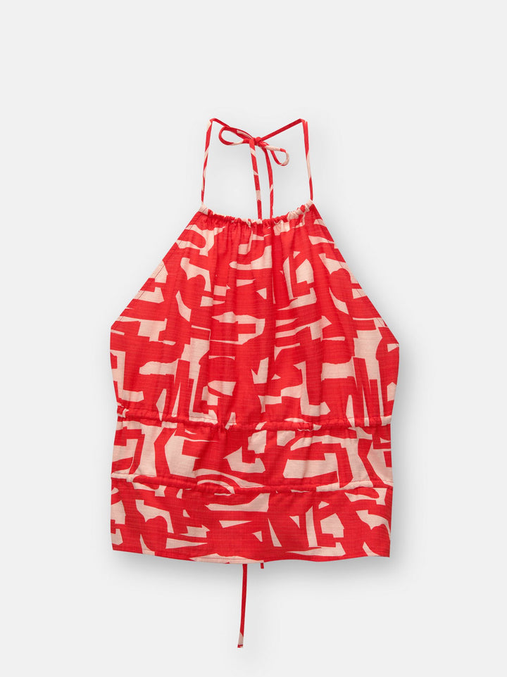 Moudda PULL & BEAR - Top Pacific Halter Imprimé - Tunisie 1