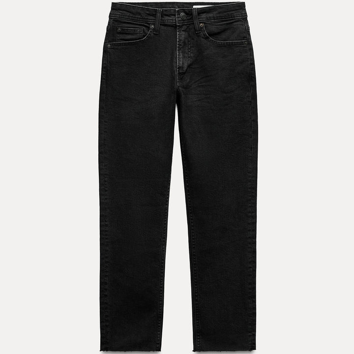 Moudda ZARA - Jean relaxed slim noir délavé - Tunisie 1