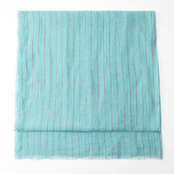 Moudda ZARA - Foulard lin mille rayures - Tunisie 1